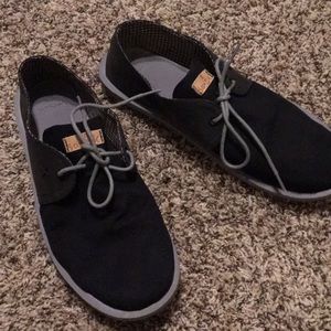 Black Sanuk Shoes. 13
